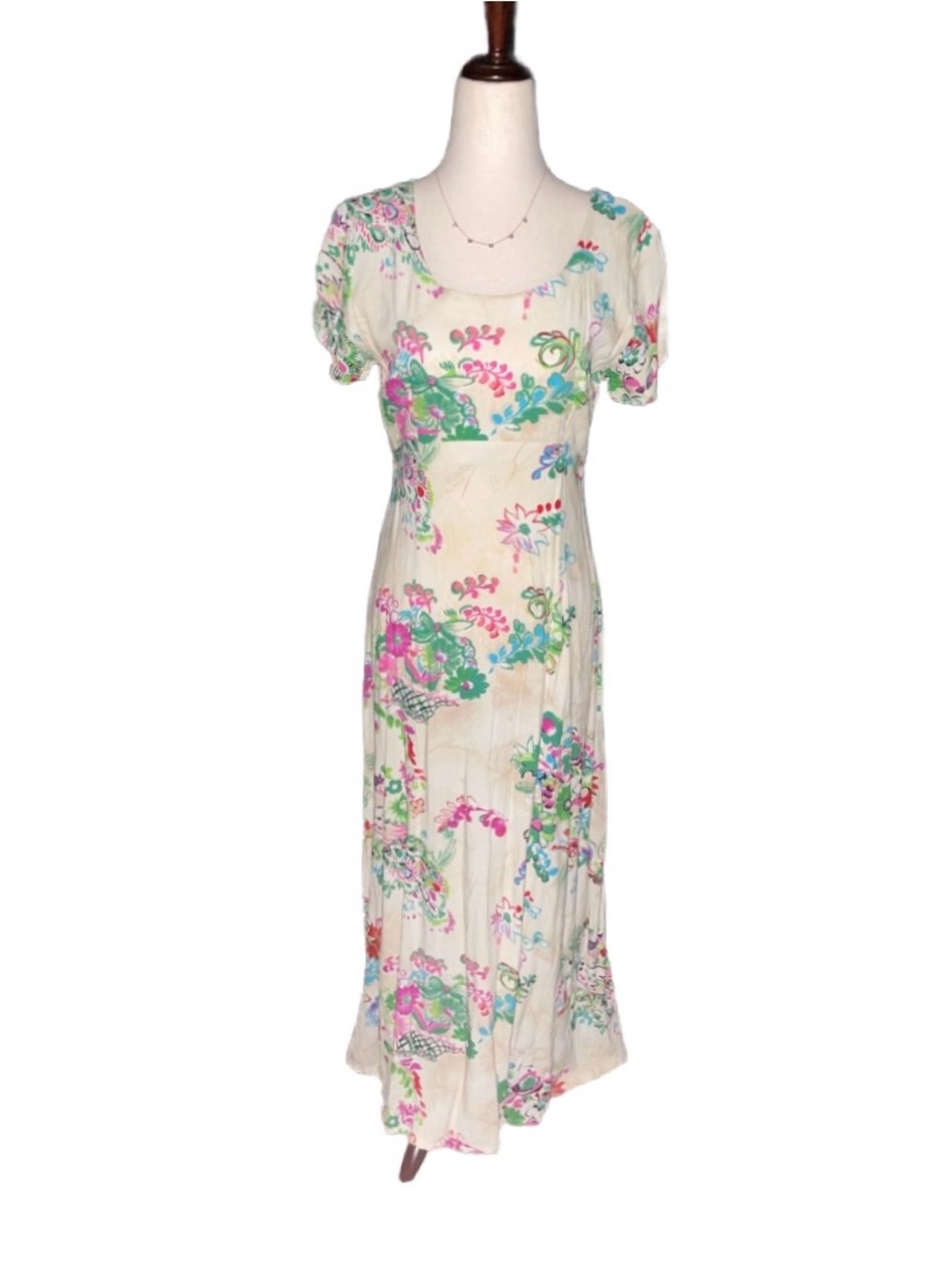 Jam’s World ~ Women’s Small ~ Floral Design ~ Multi-Colors ~ Maxi Dress